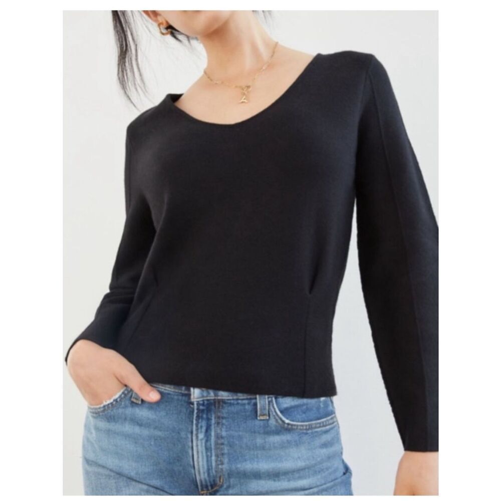 Anthropologie Maeve Lupita V-neck sweater